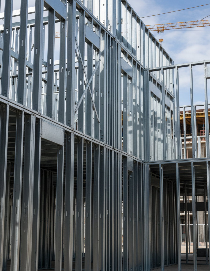 Cold-formed steel frame assembly